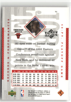 1999 Upper Deck Michael Jordan Athlete of the Century #71 Michael Jordan-2
