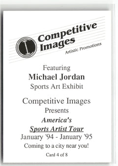 1994-95 Competitive Images Artistic Promotions #4 Michael Jordan-2