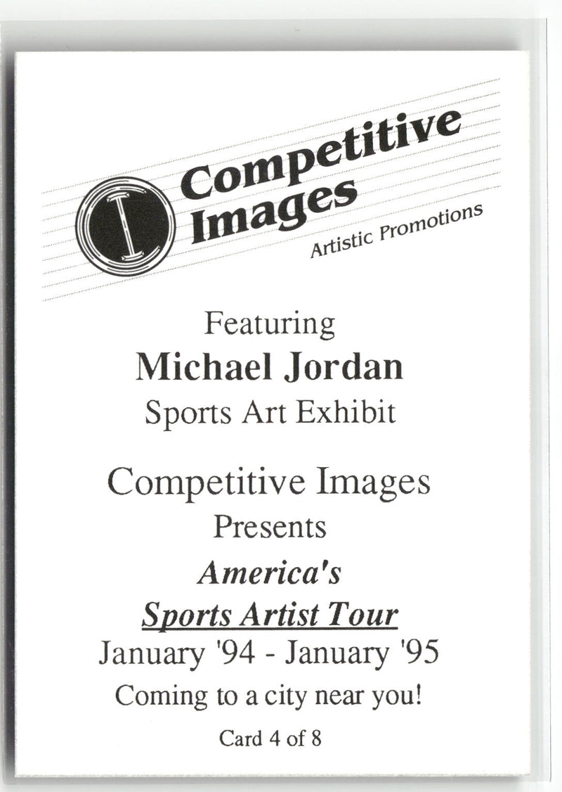 1994-95 Competitive Images Artistic Promotions #4 Michael Jordan-2