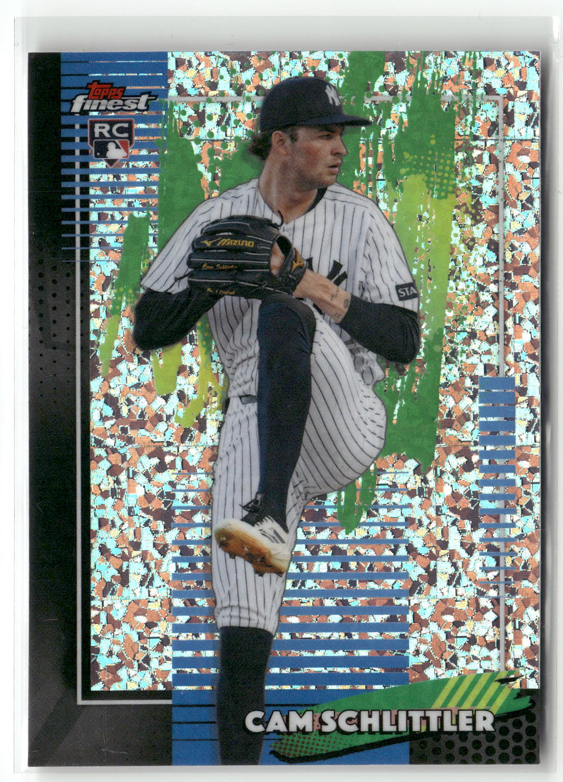2026 Finest #89 Cam Schlittler Mini-Diamond Refractors-1