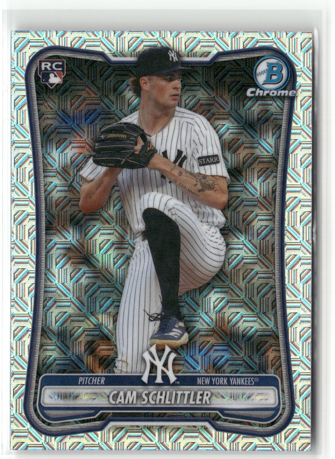 2026 Bowman #53 Cam Schlittler Chrome Mojo Refractors-1