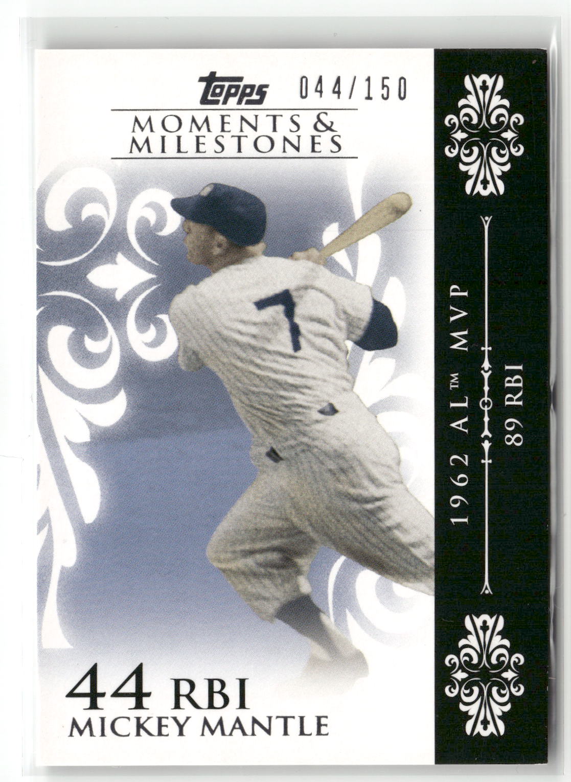2008 Topps Moments & Milestones #6-46 Mickey Mantle #/150-1