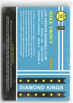 2015 Donruss #13 Mike Trout Stat Line Career #/305-2
