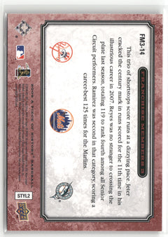 2008 Upper Deck A Piece of History #FM3-14 Franchise Members Triple Red #/99-2