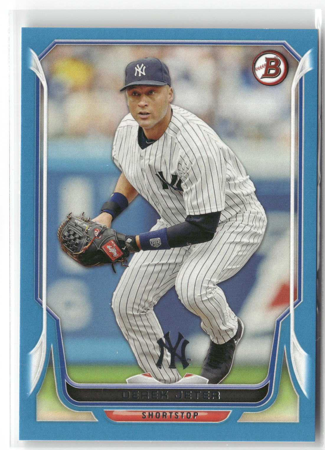 2014 Bowman #1 Derek Jeter Blue #/500-1