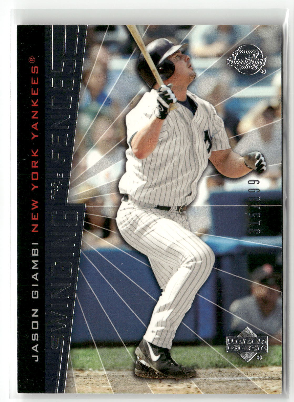 2004 Upper Deck Sweet Spot #185 Jason Giambi #/399