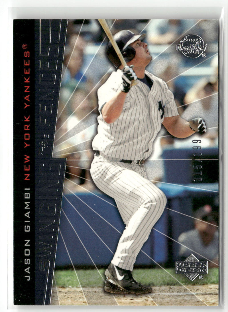 2004 Upper Deck Sweet Spot #185 Jason Giambi #/399-1