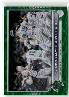 2022 Topps Update #US45 Opening Day Bronx Bash Green Foil #/499-1