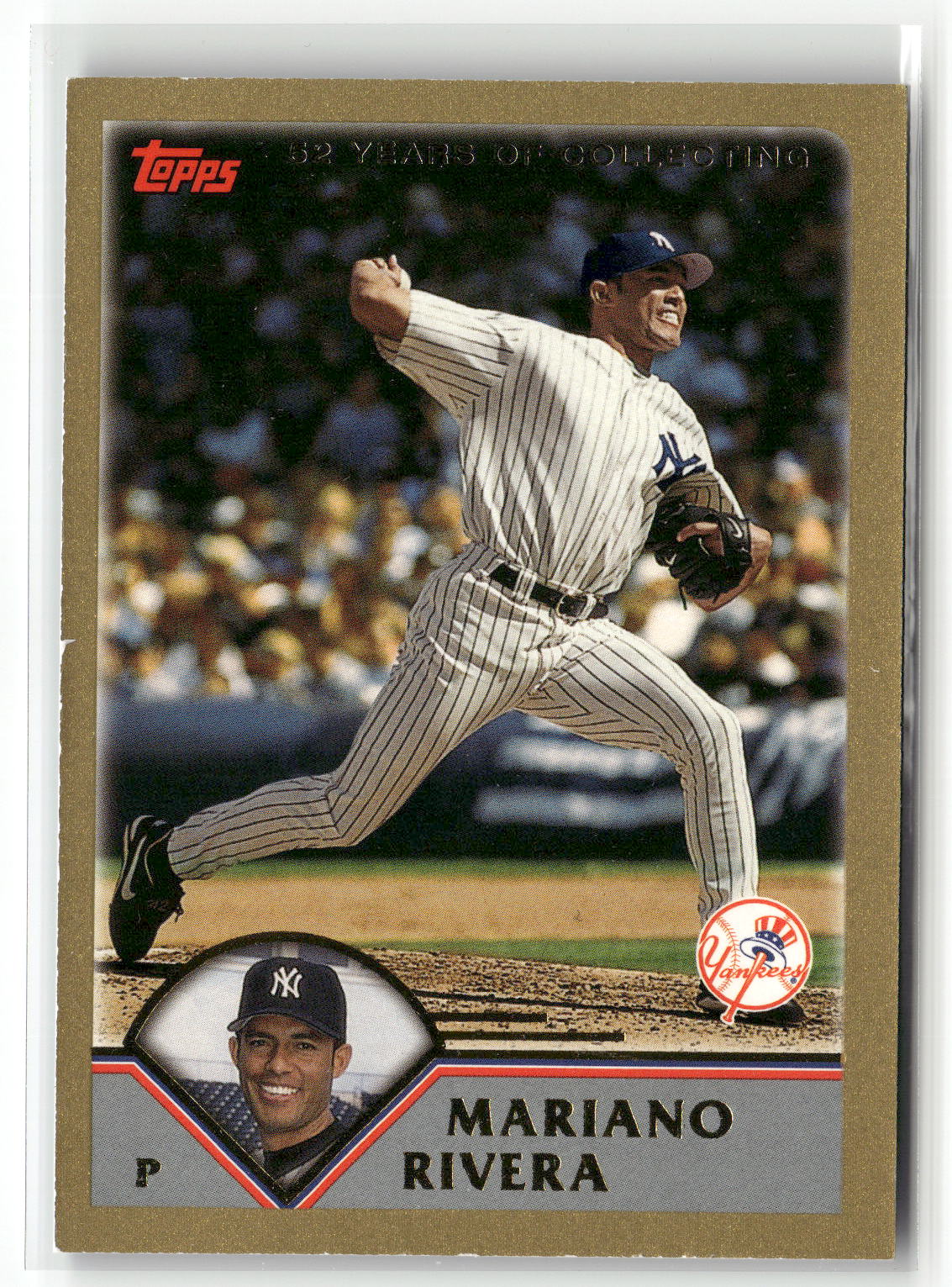 2003 Topps #548 Mariano Rivera Gold #/2003-1