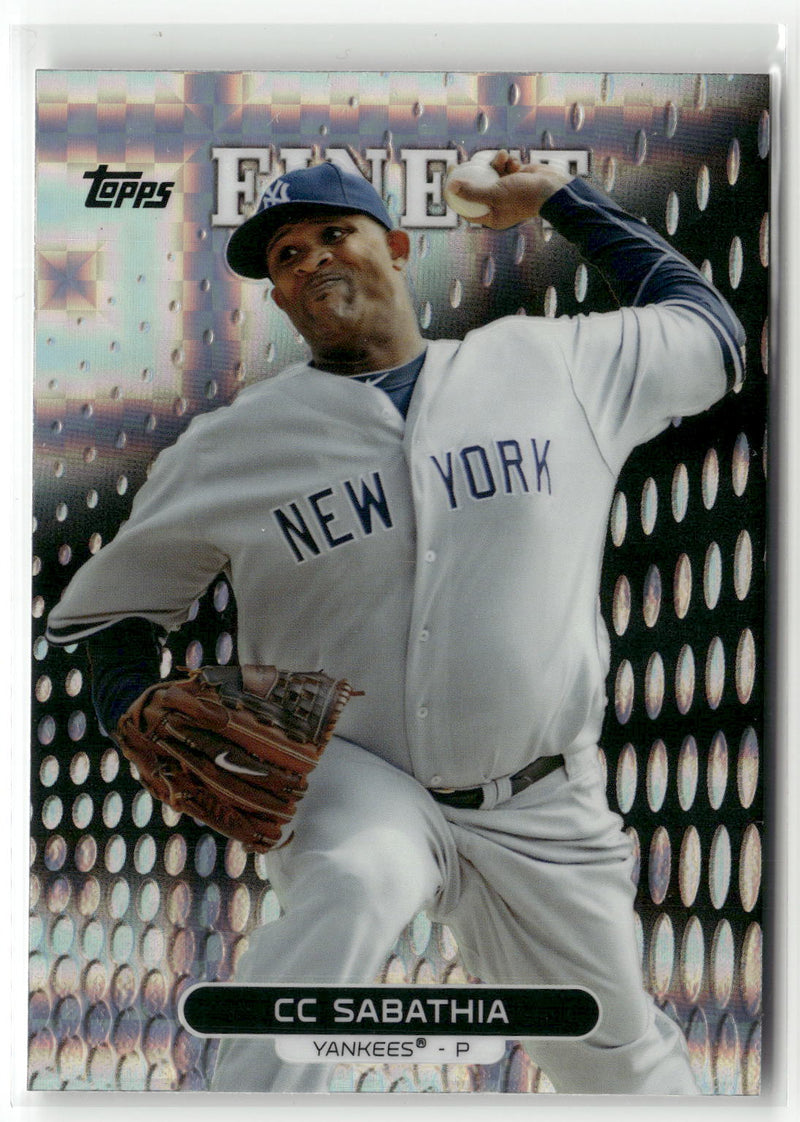 2013 Finest #6 CC Sabathia Refractors-1