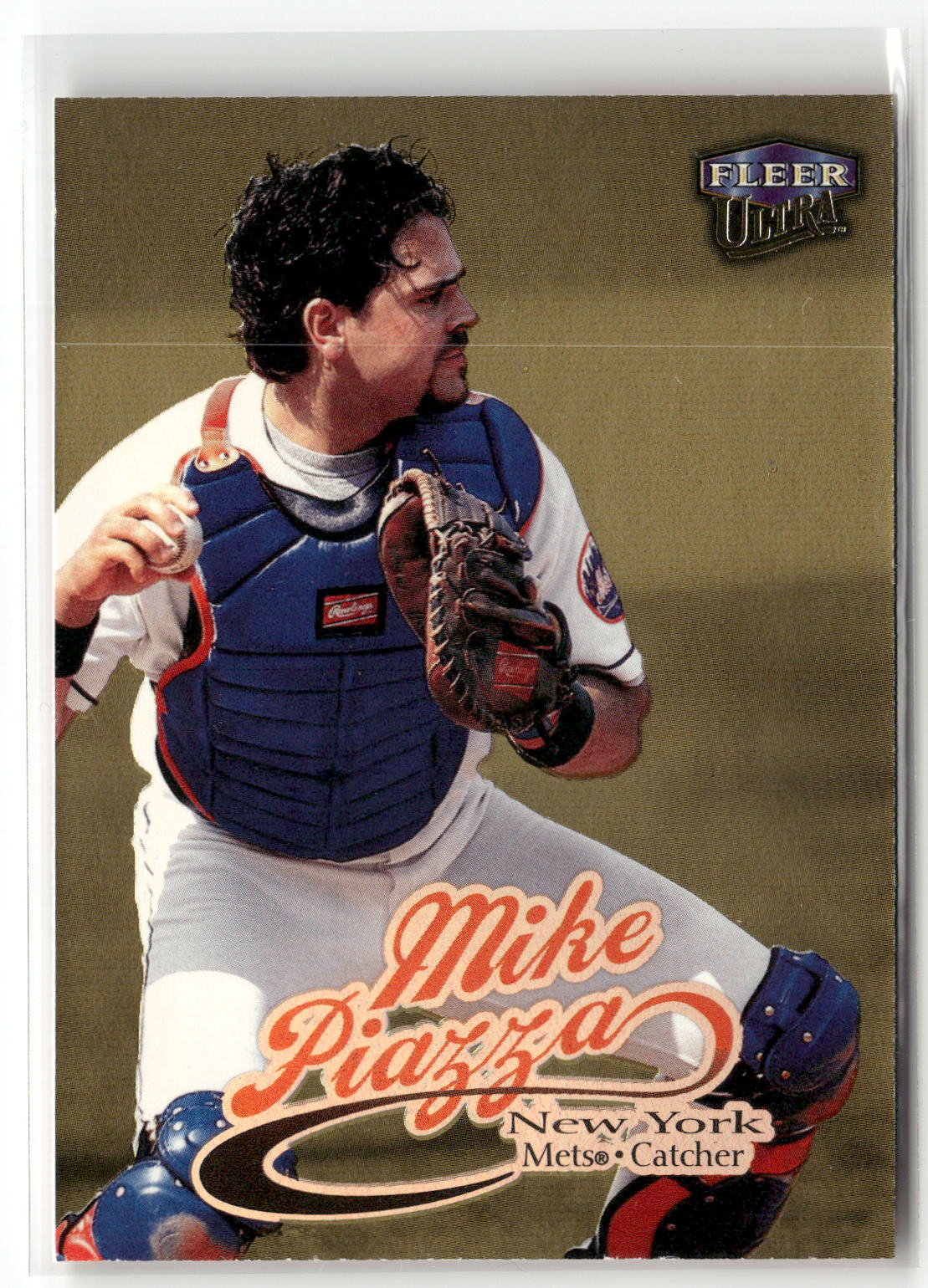 1999 Ultra #65G Mike Piazza Gold Medallion