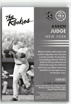 2017 Donruss #TR-8 Aaron Judge The Rookies-2
