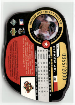 1998 Upper Deck UD3 #65 Cal Ripken Jr. Die Cuts #/2000-2