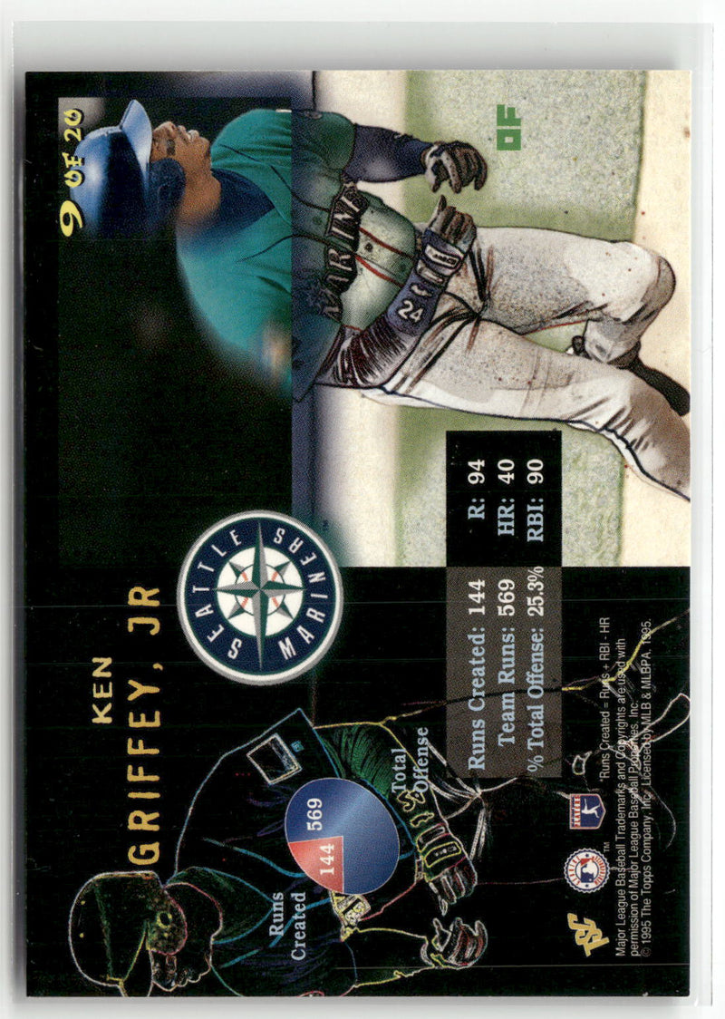 1995 Stadium Club #9 Ken Griffey Jr. Crunch Time-2