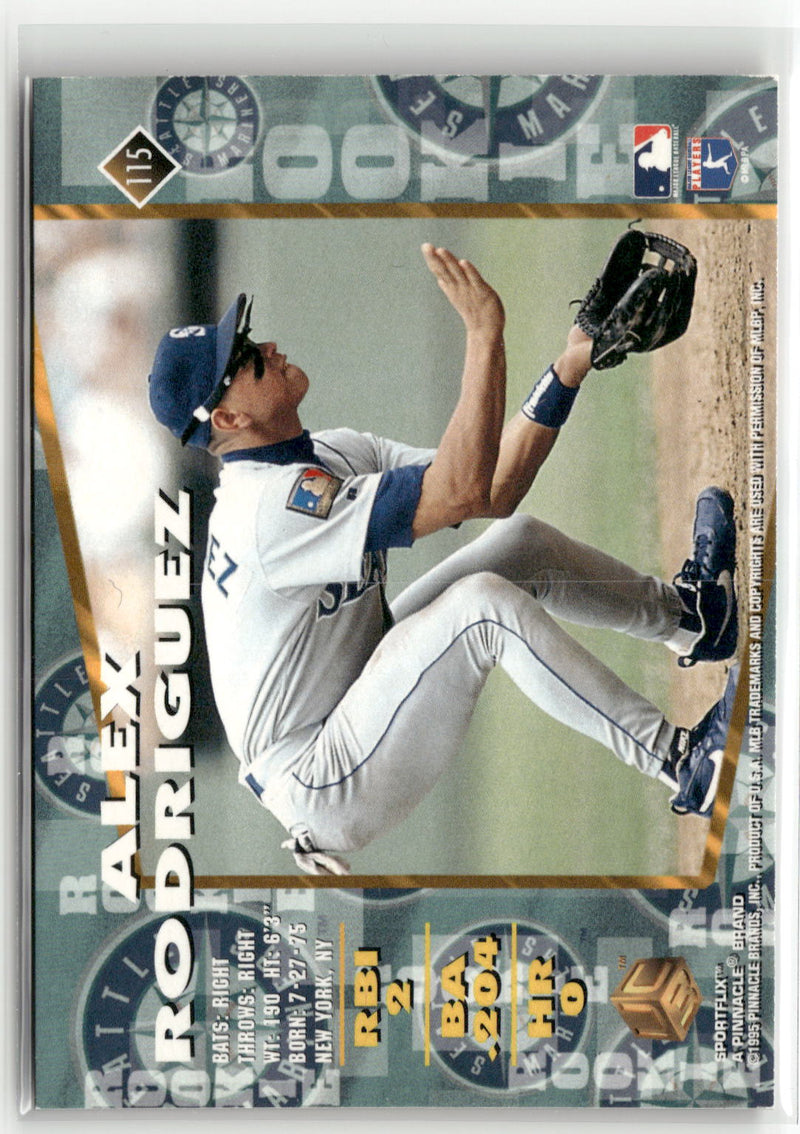 1995 Sportflix UC3 #115 Alex Rodriguez-2
