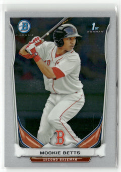 2014 Bowman #BCP109 Mookie Betts Chrome Prospects-1