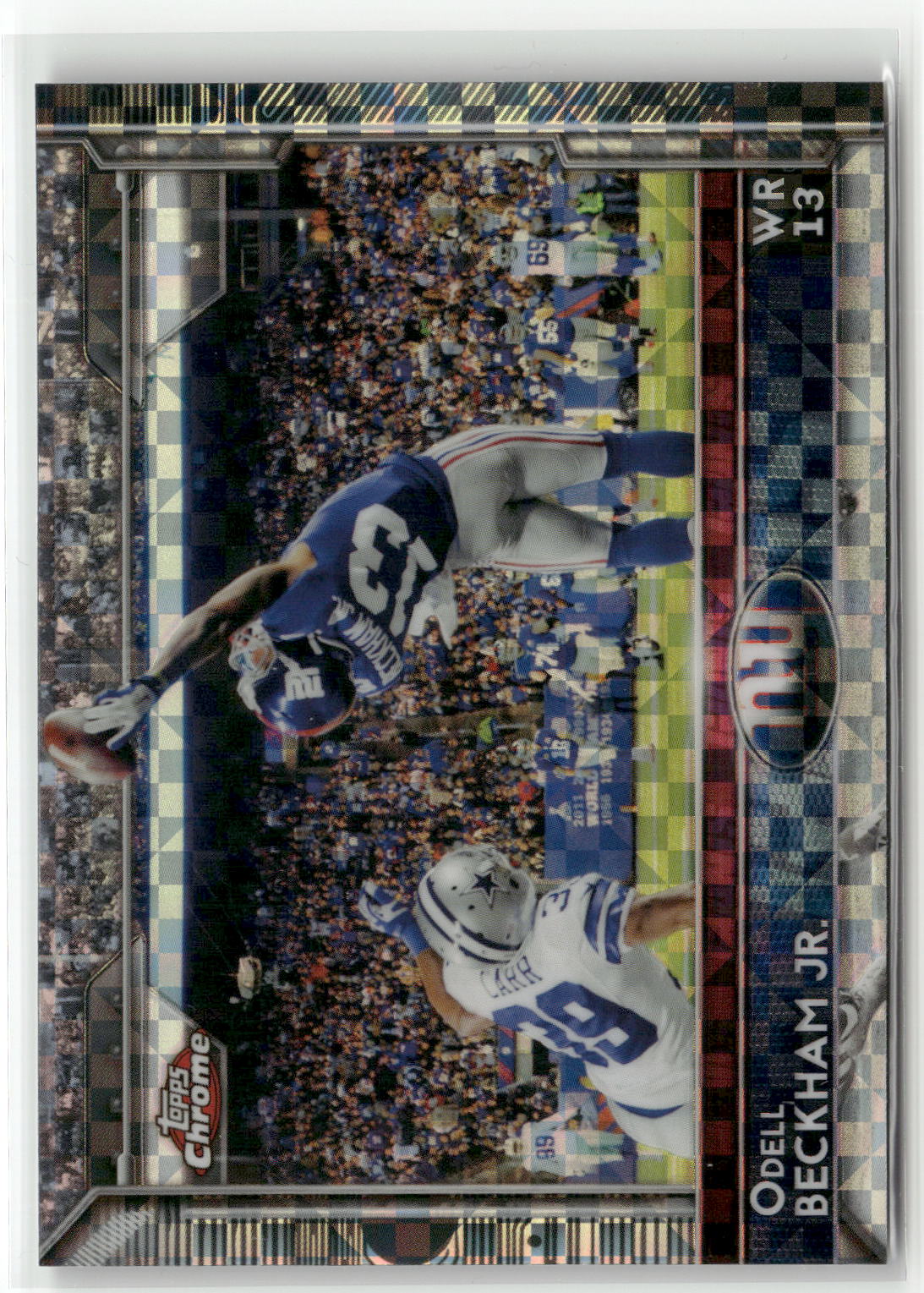 2015 Topps Chrome #18 Odell Beckham Jr. Xfractors-1