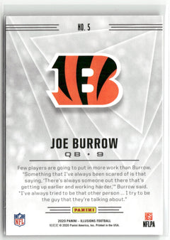 2020 Panini Illusions #5 Joe Burrow Retail-2