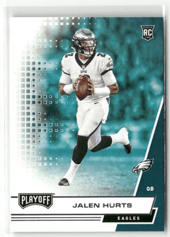 2020 Panini Playoff #214 Jalen Hurts Goal Line-1