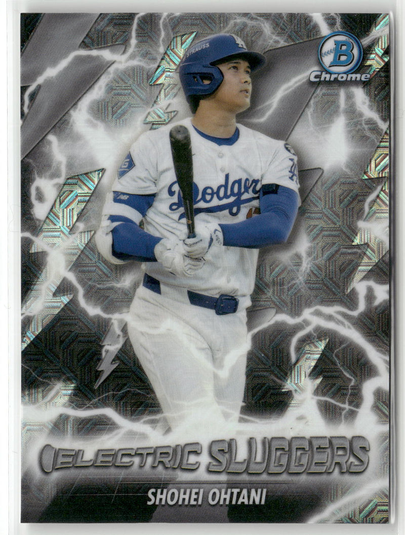2026 Bowman #ES-18 Shohei Ohtani Electric Sluggers Mojo Refractors-1