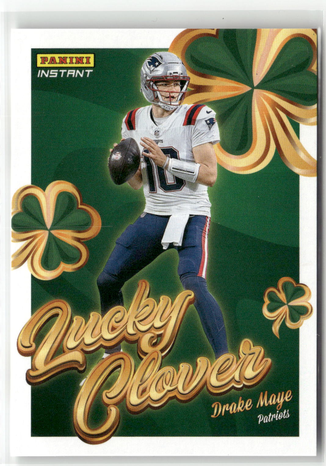 2025 Panini Instant Lucky Clover #3 Drake Maye
