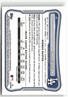 2026 Bowman #52 Shohei Ohtani Chrome Mojo Refractors-2