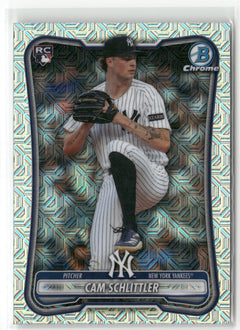 2026 Bowman #53 Cam Schlittler Chrome Mojo Refractors-1