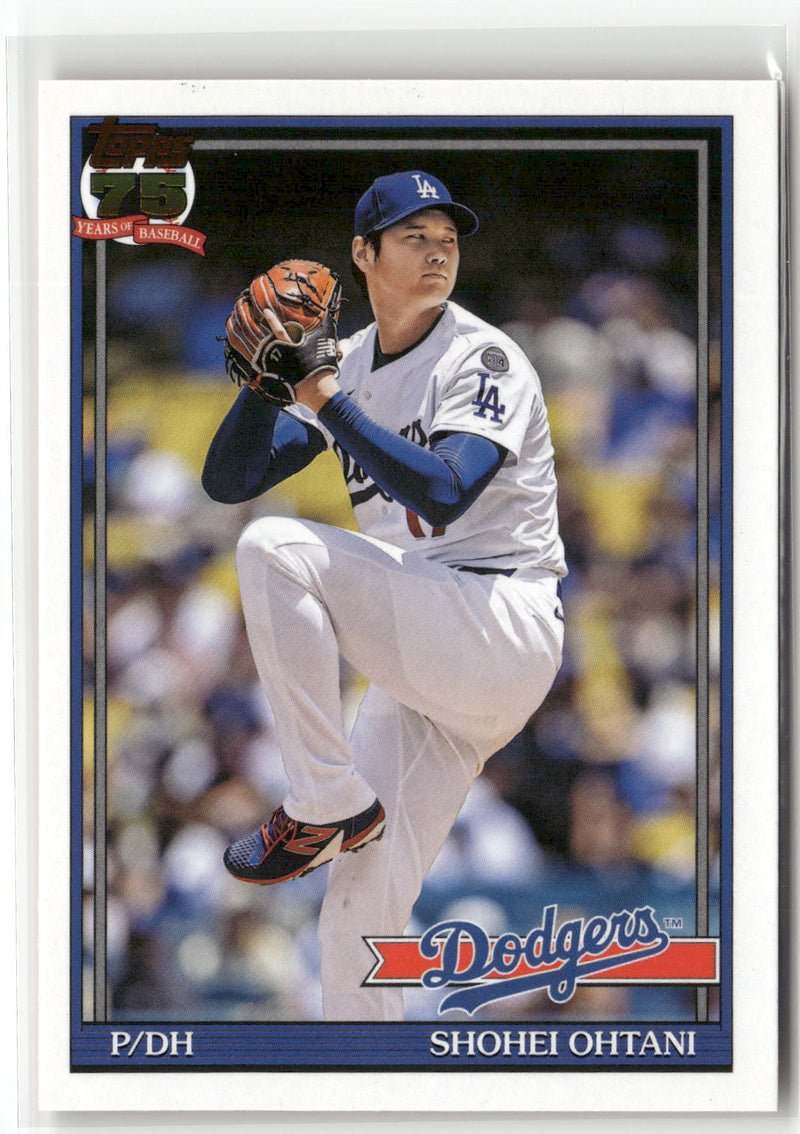 2026 Topps #T91-100 Shohei Ohtani 1991 Baseball 35th Anniversary (Series One)-1
