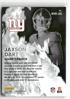 2025 Donruss #WHR-JXD Jaxson Dart White Hot Rookies-2