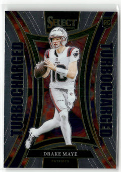 2024 Panini Select #24 Drake Maye Turbocharged-1
