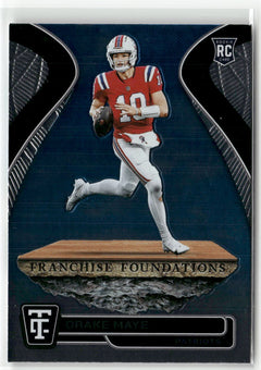 2024 Panini Totally Certified #16 Drake Maye Franchise Foundations-1