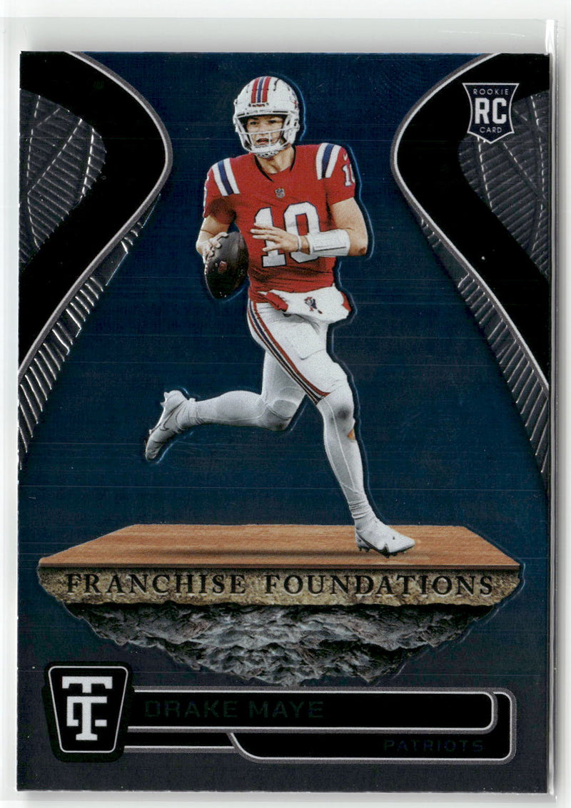 2024 Panini Totally Certified #16 Drake Maye Franchise Foundations-1