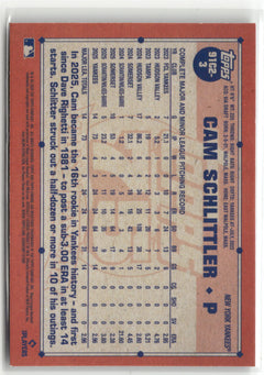 2026 Topps S2 #91C2-3 Cam Schlittler 1991 Baseball 35th Anniversary Chrome-2