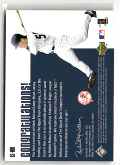 2003 Upper Deck #LS-JG1 Jason Giambi Leading Swatches-2