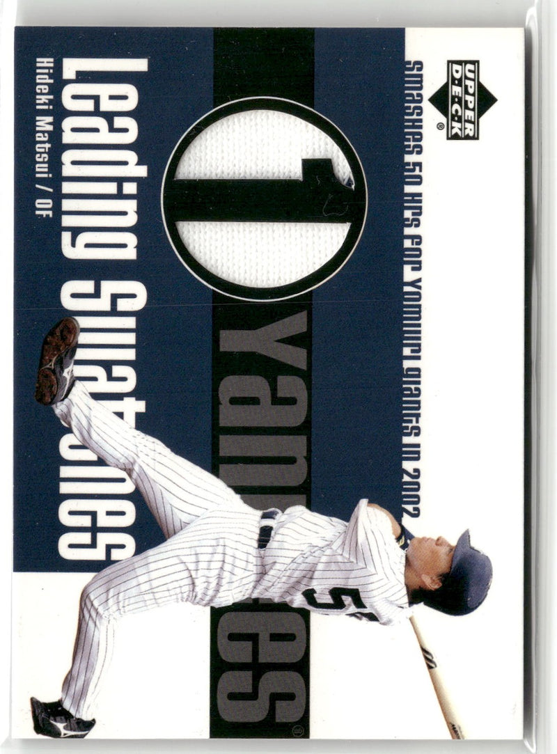 2003 Upper Deck #LS-JG1 Jason Giambi Leading Swatches-1