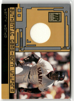 2001 Topps Reserve #TRR-BB Barry Bonds Game Jerseys-1