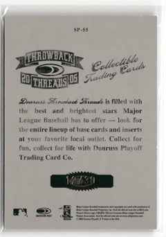 2005 Donruss Studio #SP-55 Hideki Matsui Portraits Throwback Threads White #/30-2