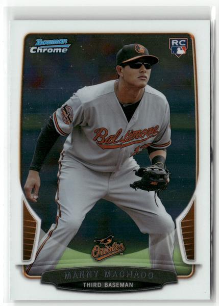 2013 Bowman Chrome #205 Manny Machado-1