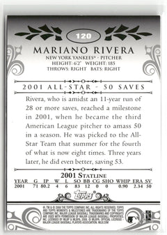 2008 Topps Moments & Milestones #120-49 Mariano Rivera Black #/25-2