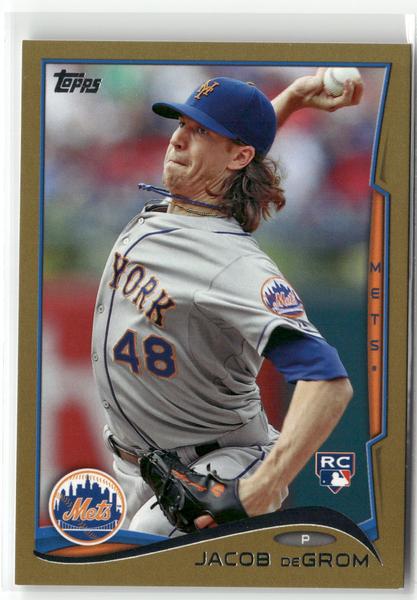 2014 Topps Update #US-50 Jacob deGrom Gold #/2014