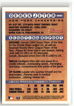 1995 Bowman #229 Derek Jeter-2