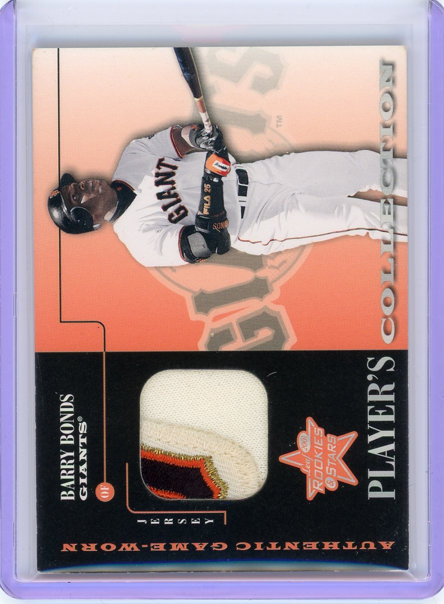 2001 Leaf Rookies & Stars #PC13 Barry Bonds Players Collection #/100-1