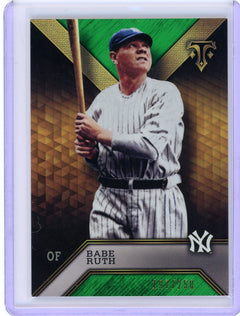 2016 Topps Triple Threads #99 Babe Ruth Emerald #/250-1