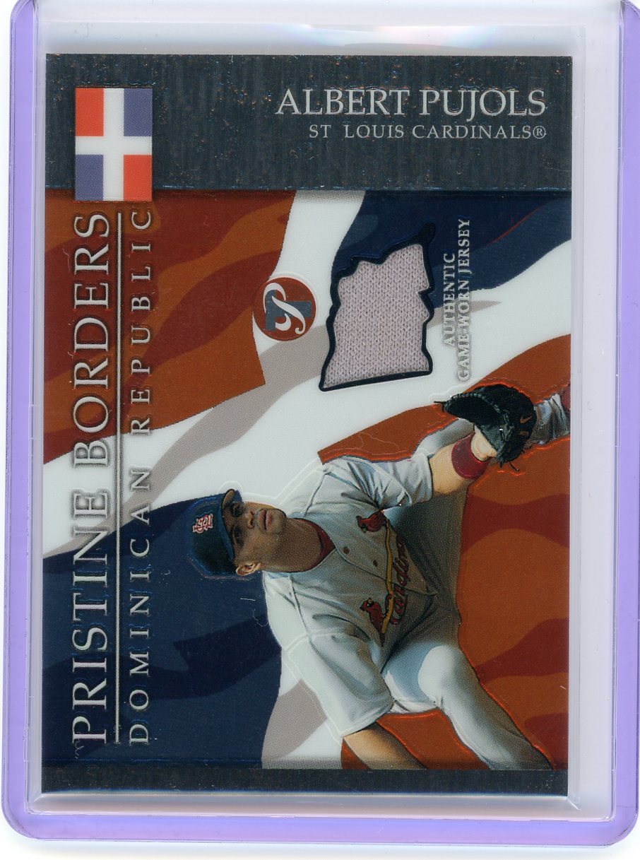 2003 Topps Pristine #PB-AP Albert Pujols Pristine Borders Relics