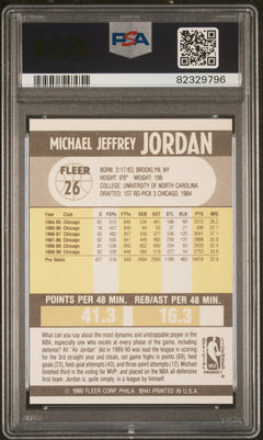 1990-91 Fleer #26 Michael Jordan PSA 9-2