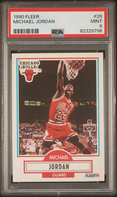 1990-91 Fleer #26 Michael Jordan PSA 9-1