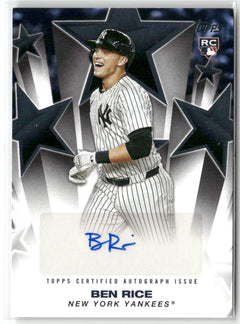 2025 Topps Update #BSAU-BRI Ben Rice Baseball Stars Autographs-1