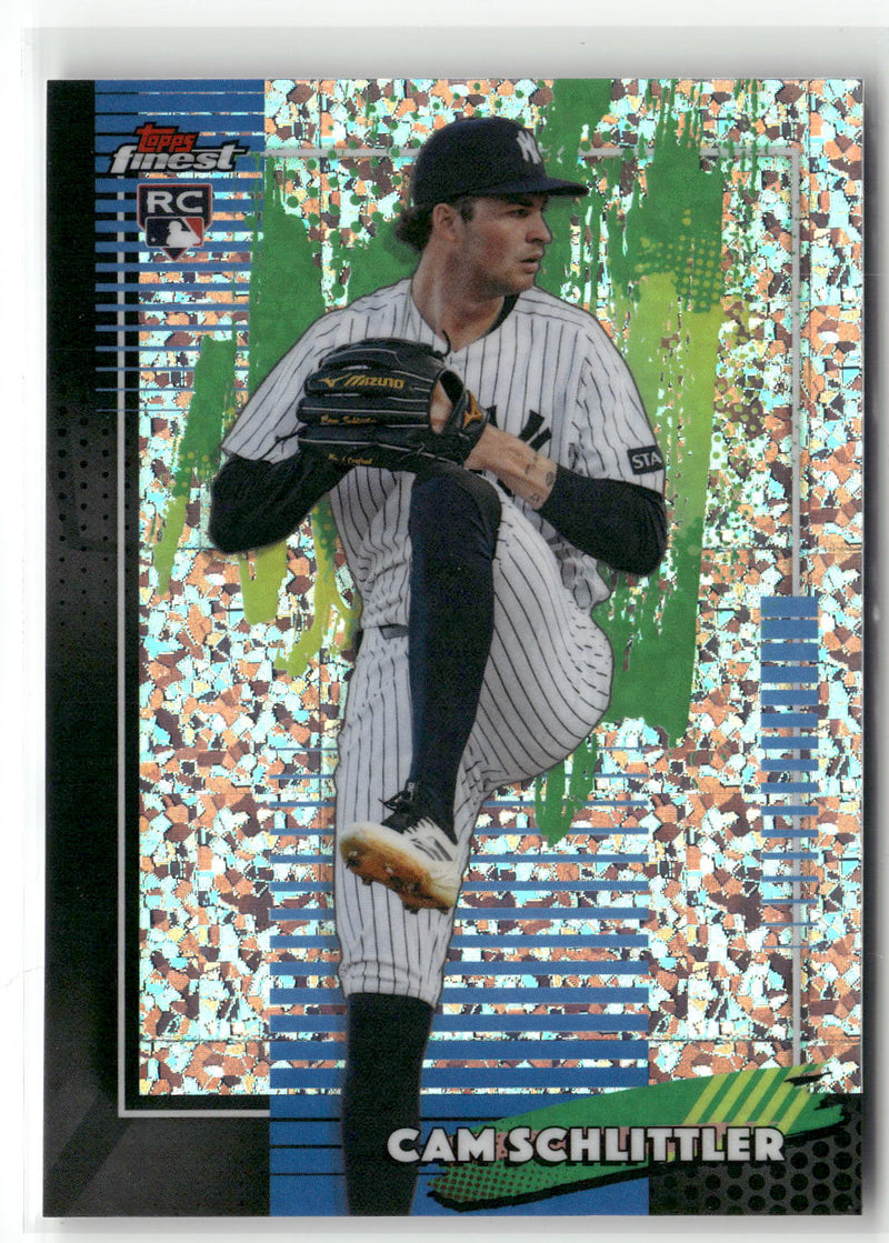 2026 Finest #89 Cam Schlittler Mini-Diamond Refractors-1