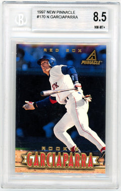 1997 New Pinnacle #170 Nomar Garciaparra BGS 8.5-1