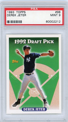 1993 Topps #98 Derek Jeter PSA 9-1